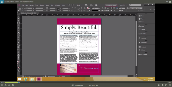 how to use indesign cc 2015 after trial